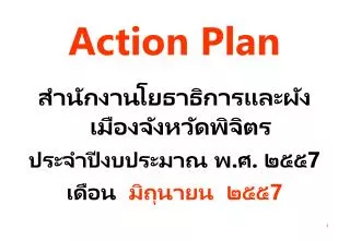 action plan