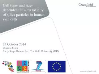 Cell type- and size-dependent in vitro toxicity of silica particles in human skin cells