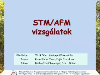 stm afm vizsg latok