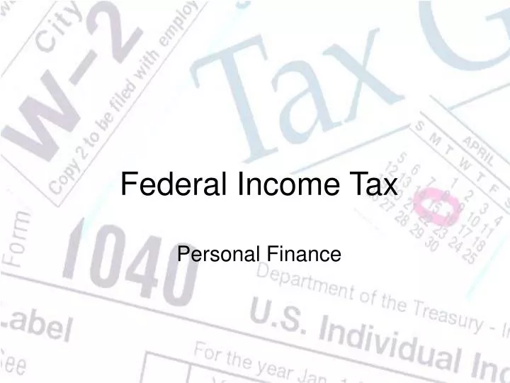 federal income tax personal finance