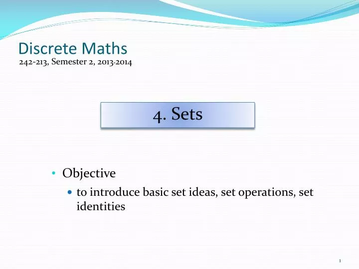 discrete maths