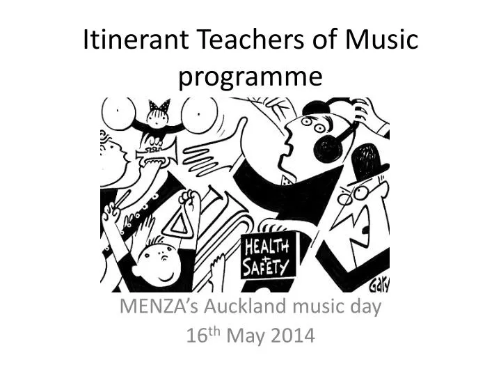 itinerant teachers of music programme