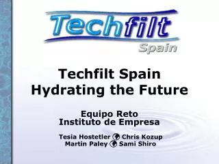 Techfilt Spain Hydrating the Future