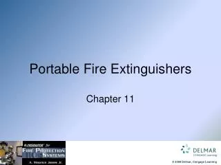 Portable Fire Extinguishers