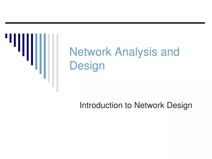 network analysis and design