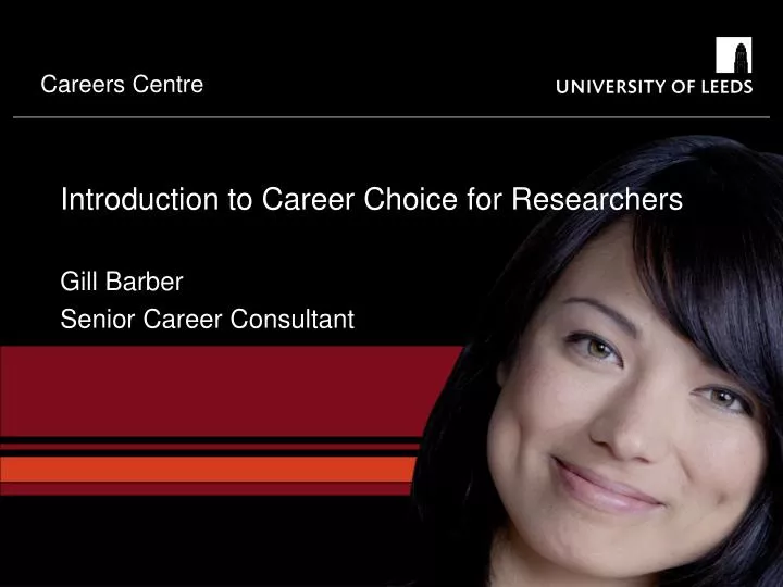 introduction to career choice for researchers