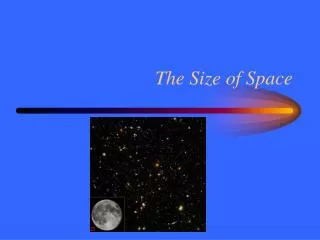 The Size of Space