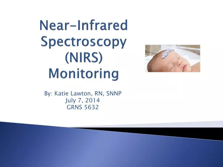 near infrared spectroscopy nirs monitoring