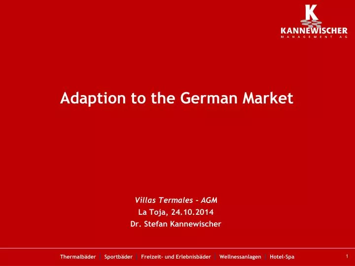 adaption to the german market
