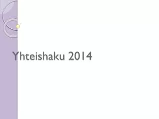 yhteishaku 2014