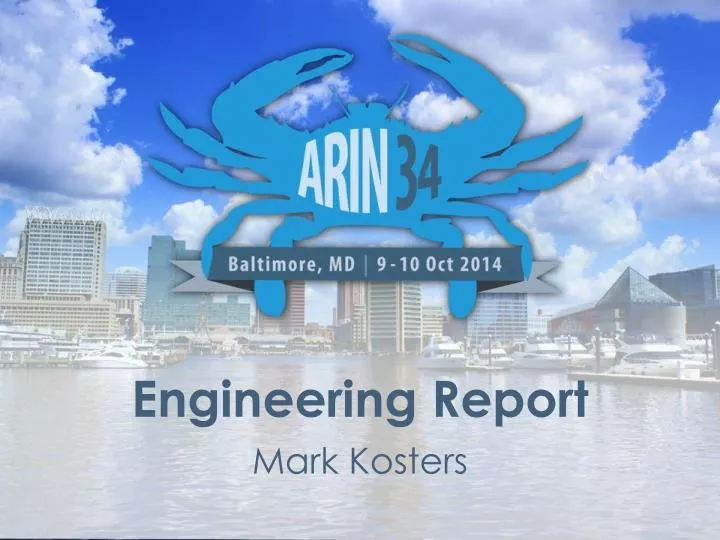 engineering report mark kosters