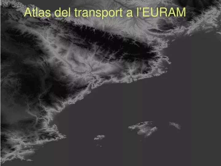 atlas del transport a l euram