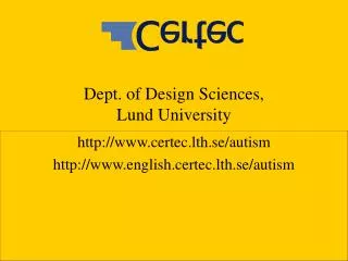 dept of design sciences lund university