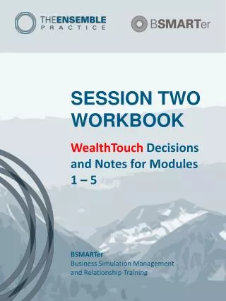SESSION TWO WORKBOOK