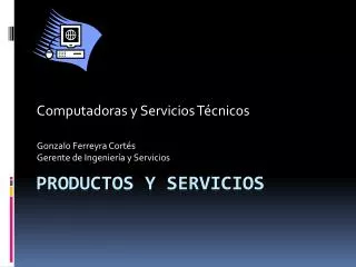 gonzalo f erreyra cort s gerente de ingenier a y servicios