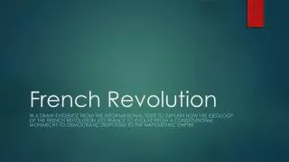 French Revolution