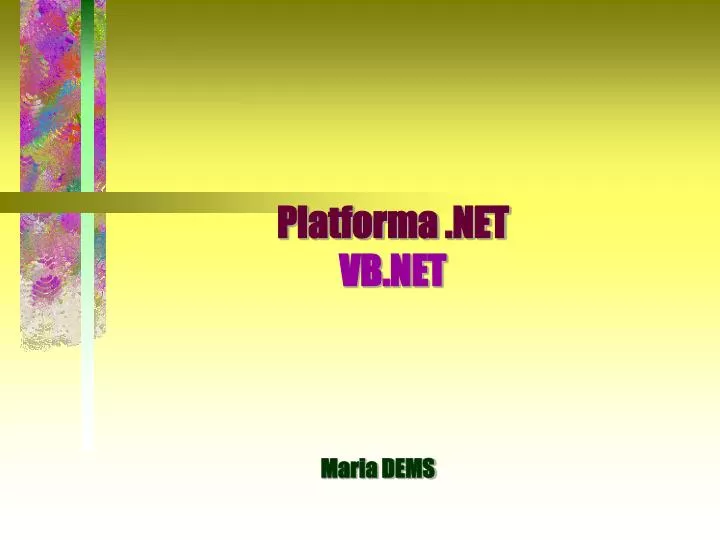 platforma net vb net