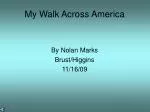 My Walk Across America - slide 1