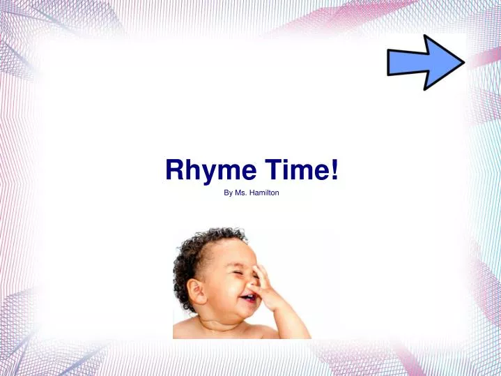 rhyme time by ms hamilton