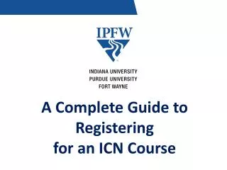 A Complete Guide to Registering for an ICN Course