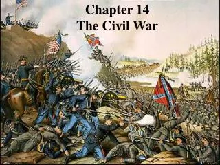 Chapter 14 The Civil War