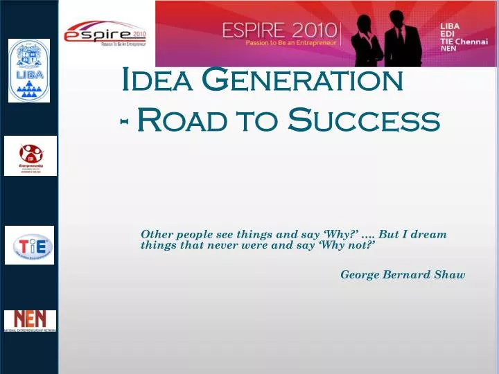 idea generation road to success