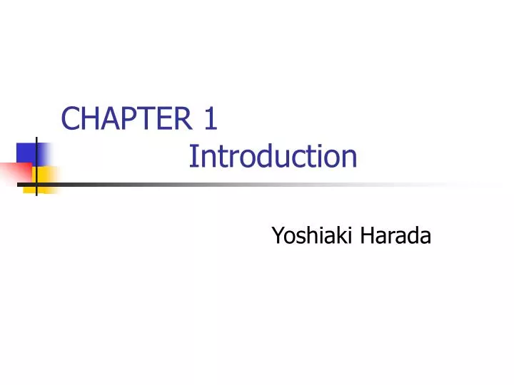 chapter 1 introduction