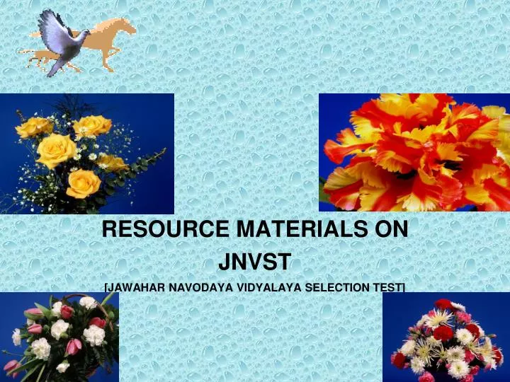 resource materials on jnvst jawahar navodaya vidyalaya selection test