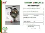 SEMANA da LEITURA 2011 - slide 1