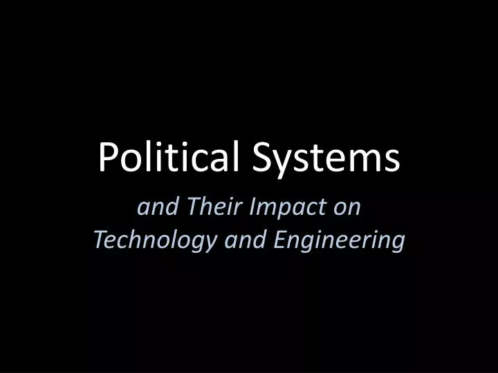 political systems