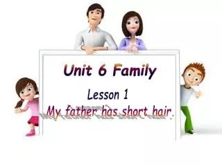 Unit 6 Family