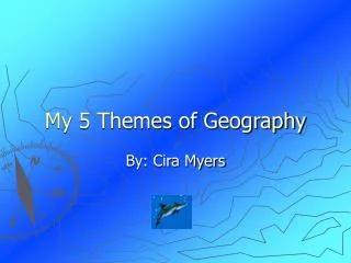 My 5 Themes of Geography