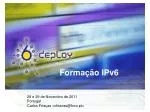 Formação IPv6 - slide 1