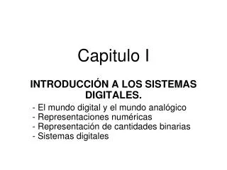 capitulo i