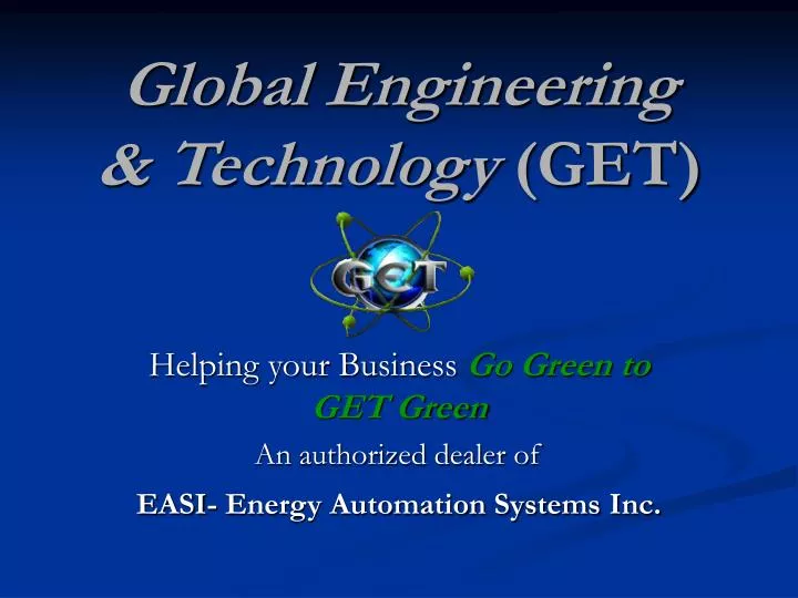 global engineering technology get