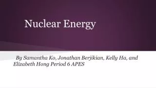 Nuclear Energy