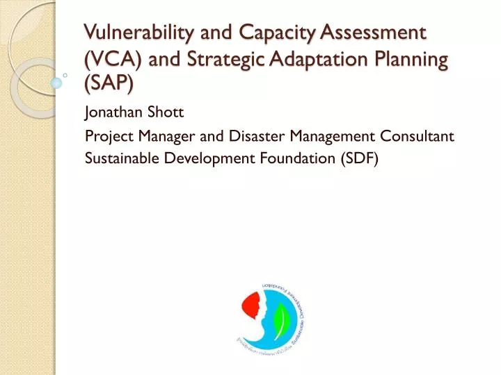 vulnerability and capacity assessment vca and strategic adaptation planning sap