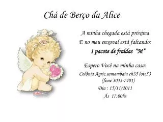 ch de ber o da alice