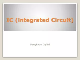 ic integrated circuit