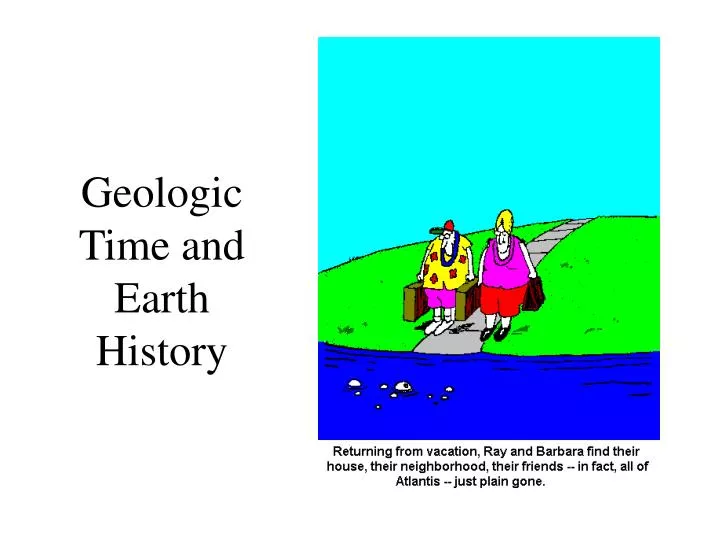 geologic time and earth history