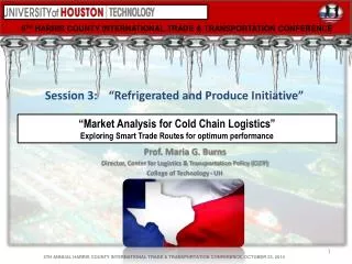 6 TH HARRIS COUNTY INTERNATIONAL TRADE &amp; TRANSPORTATION CONFERENCE