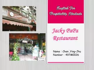 Jacky PaPa Restaurant
