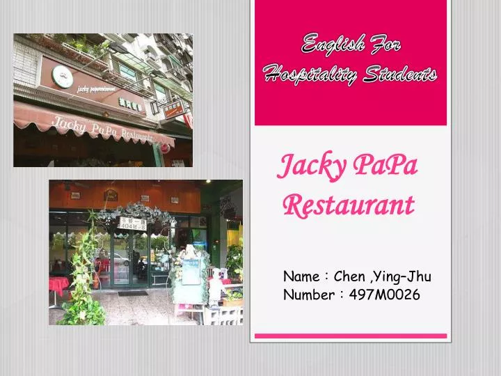 jacky papa restaurant