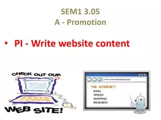 SEM1 3.05 A - Promotion