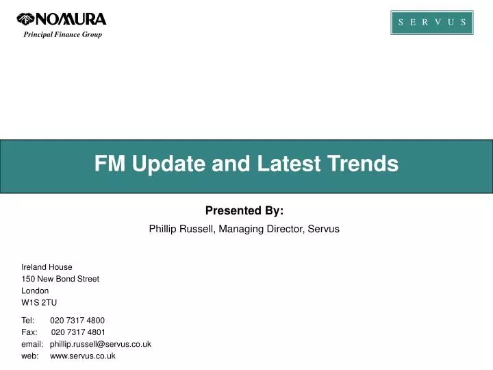 fm update and latest trends