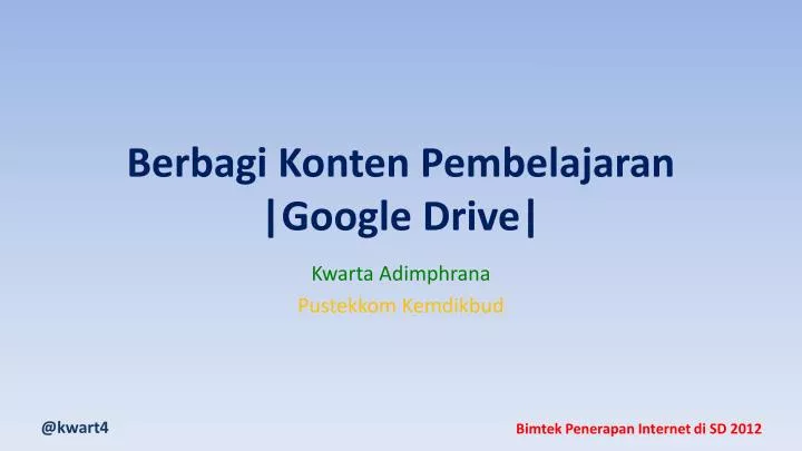 berbagi konten pembelajaran google drive