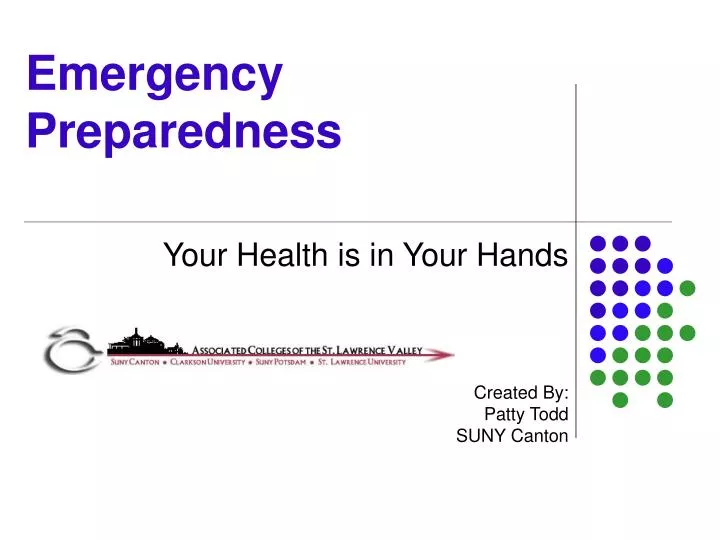 PPT - Emergency Preparedness PowerPoint Presentation, Free Download ...