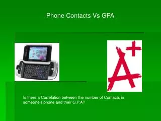 Phone Contacts Vs GPA