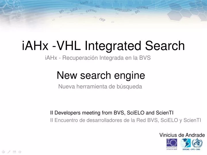 iahx vhl integrated search