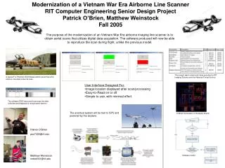 Modernization of a Vietnam War Era Airborne Line Scanner